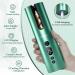 Photoncat Cordless Auto Curling Iron - 6 Temps & Timers Rechargeable Ceramic Beach Waver Wand - Fast Heating Hair Curler for Stunning Styles - Green - Buy Online on GoSupps.com