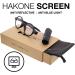 Didinsky Blue Light Filter Glasses for Men & Women - Prescription & Non-Prescription Options | Gaming & PC Eye Protection - Graphite +1.0 - Hakone Screen - Buy Online on GoSupps.com