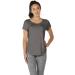 icyzone Women's Backless Yoga T-Shirt | Short Sleeve Casual V-Neck Leisure Tops | M Black/Dark Grey | International Shipping - Buy Online on GoSupps.com