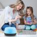 TAIGUCAT Mini Essential Oil Diffuser 300ml with Remote Control | Aromatherapy Electric Air Diffuser | USB-C Power Cord | 7 LED Color Changing | Deep Wood Grain | Ideal for Small Room and Bedroom - Buy Online on GoSupps.com