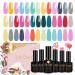 Arte Clavo Gel Nail Polish Set  20 Colors 5ml All Seasons Collection Gel Polish Nail Kit Popular Nude Gray Pink Blue Glitter Gel Polish Starter Kit Soak off Nail Lamp Nail Art Manicure Set DIY Salon Home Gift for Women G...