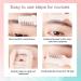3 in 1 Portable Eyelash Curler Eyebrow Cutter & Comb - Mini Cat Claw Cute Makeup Tool with Extra Silicone Refill Pads - Perfect Gift for Women - Pink - Buy Online on GoSupps.com