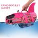 Cit toile Life Jacket for Dogs | Shark Design Lightweight & Safe Swimming Vest | Reflective Handle Pink Camouflage XL for Small Medium & Large Dogs - Buy Online on GoSupps.com