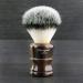 Silberspitze Dachs Kunst fiber shaving brush |New horn collection |Premium resin grip - super soft bristle - extra quickly dry - environmentally friendly