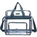 Clear Stadium Approved Transparent Tote Bag 12x12x6 - Grey | Ideal for Work, Sports, Games & Concerts - Buy Online on GoSupps.com