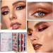 Palette De Maquillage | 45 Couleurs Multifonction Portatif Palette Blush Et Highlighter - Pour Femmes Filles D butantes Petite Amie Quotidien Voyage F te Rendez-Vous Mariage - Buy Online on GoSupps.com