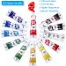 Mini Canvas Painting Set - Cridoz 47pc Kit with Primed Canvas, Easel, Acrylic Paint, Brushes & Palette for Kids Artists - Buy Online on GoSupps.com
