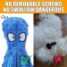 Squeaky Dog Soft Toy No Stuffed Octopus Dog Chew Toy with Crinkle Paper Plush Dog Teeth Cleaning Toy for Medium Large Dog (Blue) - Buy Online on GoSupps.com