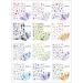 1 Sheet Decoration Sweet Summer Series Nail Sticker Butterfly-shape Lavender Decals Stickers(YZW-S130) - Buy Online on GoSupps.com