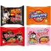 Samyang Korean Assorted Top Spicy Ramen Instant Noodles Challenge (Pack of 5) 5 Different Flavours Selected by CNMART - Buy Online on GoSupps.com