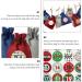 KONTONTY 1 Set Christmas Bag Candy Bags Christmas Advent Calendar Storage Pouch Drawstring Storage Bags - Buy Online on GoSupps.com