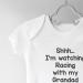Hippowarehouse Watching Racing with Grandad Baby Vest (Short Sleeve) - Unisex - Buy Online on GoSupps.com