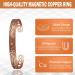 Pure Copper Magnetic Therapy Bracelet for Men | Arthritis & Carpal Tunnel Pain Relief - Buy Online on GoSupps.com