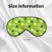 St. Patrick's Day Adjustable Sleep Mask - Double-Sided Soft Eye Covers for Perfect Shading & Reduced Eye Edema - Buy Online on GoSupps.com