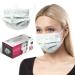 HARD 100 pieces Disposable Face Masks | Made in Germany | Type IIR & CE certified | Breathable Triple Layer - Filtration 99 78% | Elastic Earloops | Mouth Cover - Adults - Light Leaves 100 Piece standard size (17 5 cm x 9 5 cm) Light Leaves