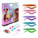 Fashion Angels Do it Yourself Rainbow Hair Styling Activity Kit - 5 Temporary Hair Chalk Pens, 8 Butterfly Clips, 24 Beads, 20 Hair Ties - Fun Hair Color, Easily Washes Out - Ages 8 and Up