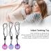 Buy 3Pcs Butterfly Pattern Baby Teething Toys Set - Soft Silicone Sensory Chew Necklaces for Infants - International Shipping Available! - Buy Online on GoSupps.com