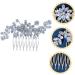 Ipetboom Hair Comb Bride Rhinestone Barrette Accessory Bridal Head Wedding - Buy Online on GoSupps.com