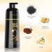 Black Hair Dye Shampoo 3 in 1 | 100% Gray Hair Coverage | Herbal Ingredients | 500ml for Men & Women - Buy Online on GoSupps.com