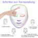 7 Color LED Light Face Mask - Touch Control Therapy Acne Treatment LED Mask Wrinkle Removal Anti-aging Skin Rejuvenation for Daily Skin Care - Buy Online on GoSupps.com