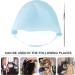 1pc Silicone Highlighter Cap Highlighting Cap with Hook Highlight Cap for Hair with Hook Highlighting Caps Professional Styling Tools Hair Styling Tools Silica Gel Hair Dye Letter - Buy Online on GoSupps.com