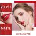 Oulac Soft Matte Red Lipstick & Blush Duo - Cream to Powder Texture | Vegan & Cruelty-Free - Enriched with Rose Oil | 3.6g (Y09) Cranberries - Buy Online on GoSupps.com