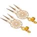 Tube de printemps d coratif de barbe dreadlock pour la vie quotidienne de mariage dor  - Buy Online on GoSupps.com