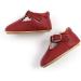 Infant First Walking Shoes: Anti-Slip Oxford Loafer Flats for Baby Girls Boys (0-6 Months) - PU Leather Sneakers in Red - Buy Online on GoSupps.com