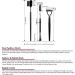 GreenLife 3Pcs Professional Eyelash Comb & Eyebrow Brush Duo - Steel Makeup Grooming Tool - Buy Online on GoSupps.com