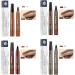 Nexavale Eyebrow nexavale eyebrow pencil Matezis Eyebrow Matezis Eye Pencil 3d waterproof microblading eyebrow pen 4 fork tip tattoo (2black) - Buy Online on GoSupps.com