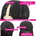 Ombre Brown V Part Human Hair Wig 14 Inch - Short Straight Bob Highlighted Wig for Women - Buy Online on GoSupps.com