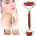 Face Jade Roller Noiseless Facial Beauty Roller for Eye Neck Forehead Face - Buy Online on GoSupps.com