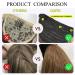 Oefei 24-Inch Black Long Straight Synthetic Ponytail Extension with Velcro Fastener Natural Braid Hairpiece for Women - Buy Online on GoSupps.com