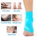 Moisturizing Heel Socks 2 Pairs Gel Lined Fuzzy Toeless Spa Socks Skin Softening Footcare Treatment Socks for Cracked Heels Dry feet Foot calluses Sock (SFDFN001) - Buy Online on GoSupps.com