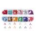 FEIlei 12 Grids 3D Nail Jewelry Nail Art Studs Shiny Diamond Crystal Gems Rhinestones