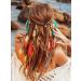 GORTIN Boho Feather Headband - Hippie Gypsy Indian Hair Accessory - Buy Online on GoSupps.com