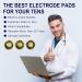 TENS Unit Electrode Pads - 20 Pcs Stronger Self-Adhesive Replacement 2x2 Reusable Latex Free Compatible with TENS 7000 & AUVON - International Shipping Available - Buy Online on GoSupps.com