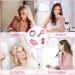 40 Pieces Pink Foam Hair Curly Wraps - Heatless Flexible Papilots for Beautiful Overnight Curls | Perfect for Long & Short Hair - Buy Online on GoSupps.com