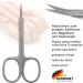 Three Swords Skin Rapid Tower Tip Scissors - Precision Skin Residue Removal | Rustproof German Quality | Black Synthetic Leather Case Included - Buy Online on GoSupps.com