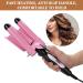 3 Barrel 28mm Ceramic Electric Curling Iron - Quick Heating Anti Burn Tourmaline Infused Hair Waver for Wet & Dry Styling - International Shipping Available - Buy Online on GoSupps.com