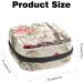 Vintage Paris Menstruation Pad Bag with Zipper | Stylish Women's Napkin & Tampon Storage | Eiffel Tower & Floral Patterns - Buy Online on GoSupps.com