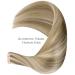 Real Hair Tape Extensions - Ash Brown Highlights & Gold Blonde 10pcs 30cm 20g Invisible Remy Hair - Buy Online on GoSupps.com