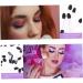 Beatifufu 100pcs Eye Shadow Stick Eye Makeup Tools Eyeshadow Cosmetic Eyeliner Brush Rubber Cotton 7.5x0.5cm Black - Buy Online on GoSupps.com
