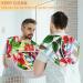 Geometric Rose Beard Bib Apron | Non-Stick Waterproof Beard Hair Catcher for Men | Grooming Cape with Suction Cups | Perfect Gifts for Men - Buy Online on GoSupps.com