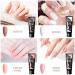 Wenida Nail Extension Gel Kit - 4 Nude Colors Builder Set for DIY Manicure Art - Buy Online on GoSupps.com