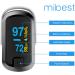 Shop Mibest OLED Finger Pulse Oximeter - Accurate O2 Meter in WhiteBlack - Buy Online on GoSupps.com