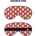 Fire Symbols Sleep Mask - Double-Sided Adjustable Eye Mask for Perfect Shading & Reduced Eye Edema | Soft Comfort for International Shipping - Buy Online on GoSupps.com