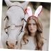 FRCOLOR Headband Hair Jewels for Women Girl Hair Accessories Stuffed Bunny for Hair Accessory for Costumes Outfit Bunny Costume Accessories Rabbit Ears Props Women's Fabric Red - Buy Online on GoSupps.com