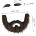 OHPHCALL 5 Sets Beard Dress up Full Beard Mustache Viking Costume Fake Mustache Beards Faux Beard Prop Plush 20.00X13.00X0.50CMx5pcs Multix5pcs - Buy Online on GoSupps.com