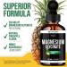 Magnesium Glycinate 500mg Liquid Drops Sugar-Free Magnesium Supplement Vegan Formula 60 mL Flavor Pineapple - Buy Online on GoSupps.com